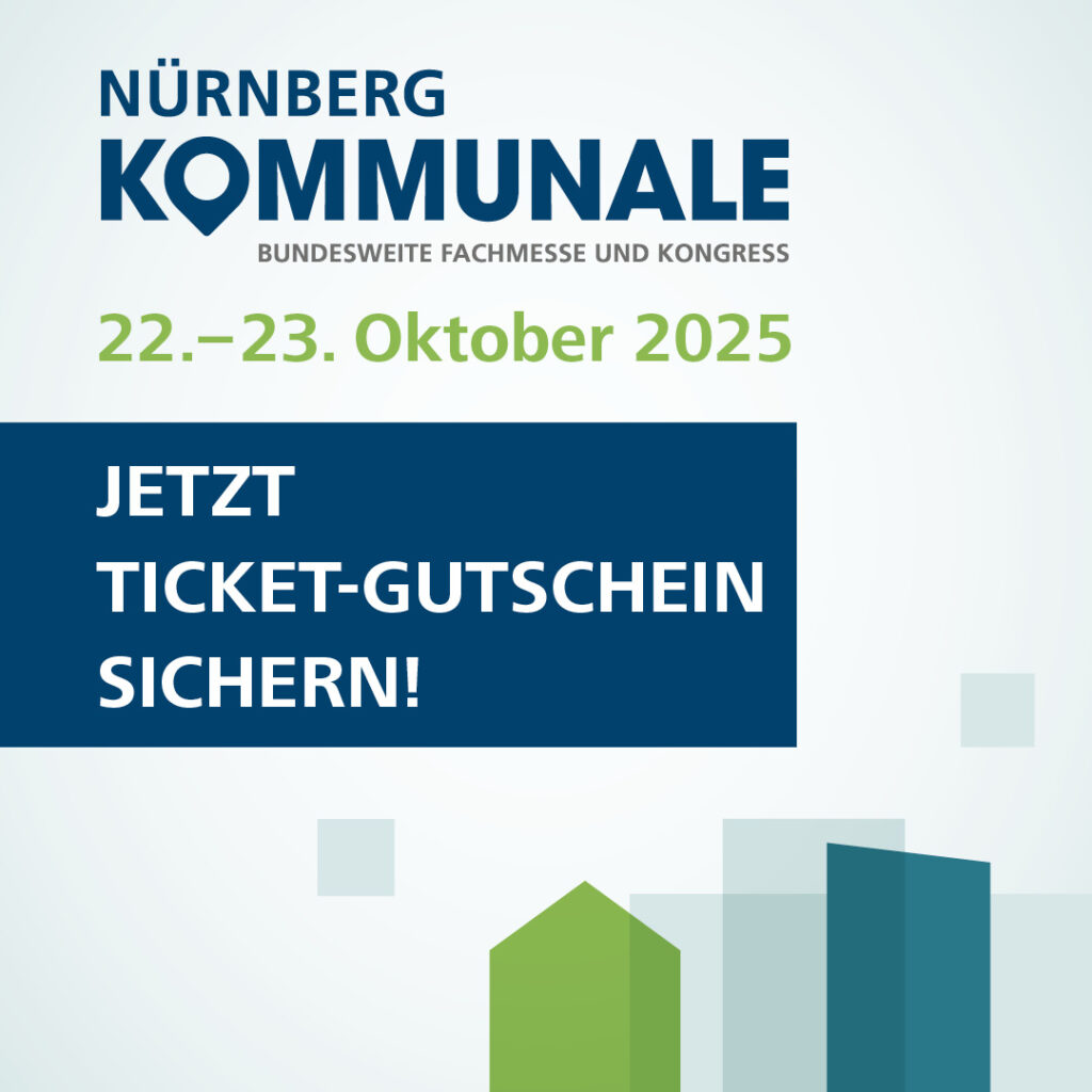 Kommunale Nürnberg - 22.-23. Oktober 2025 - Jetzt Ticket-Gutschein sichern