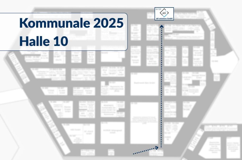 Stand der abl auf der Kommunale - Halle 10 - Stand 729